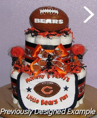 Chicago-Bears-Diaper-Cake (2).JPG - Chicago Bears Diaper Cake